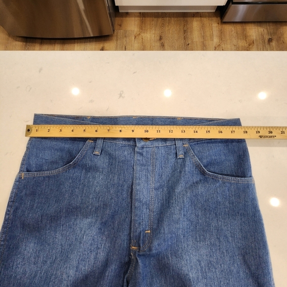 Wrangler Rugged Wear Jeans Men’s 36x30 (Fits36x28) Blue Baggy Leg Denim Workwear - Picture 8 of 12